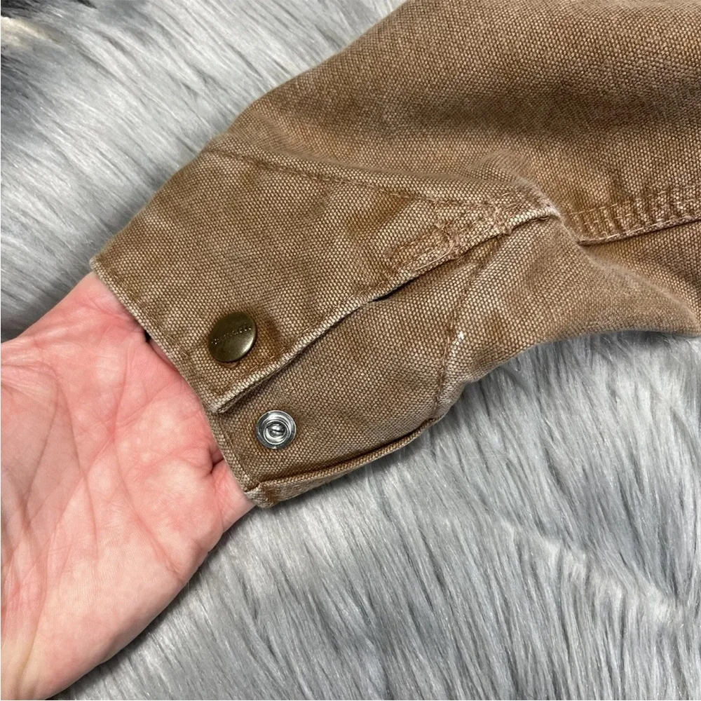 Carhartt Youth Kids YYJ97 Brown Detroit Jacket Size Small